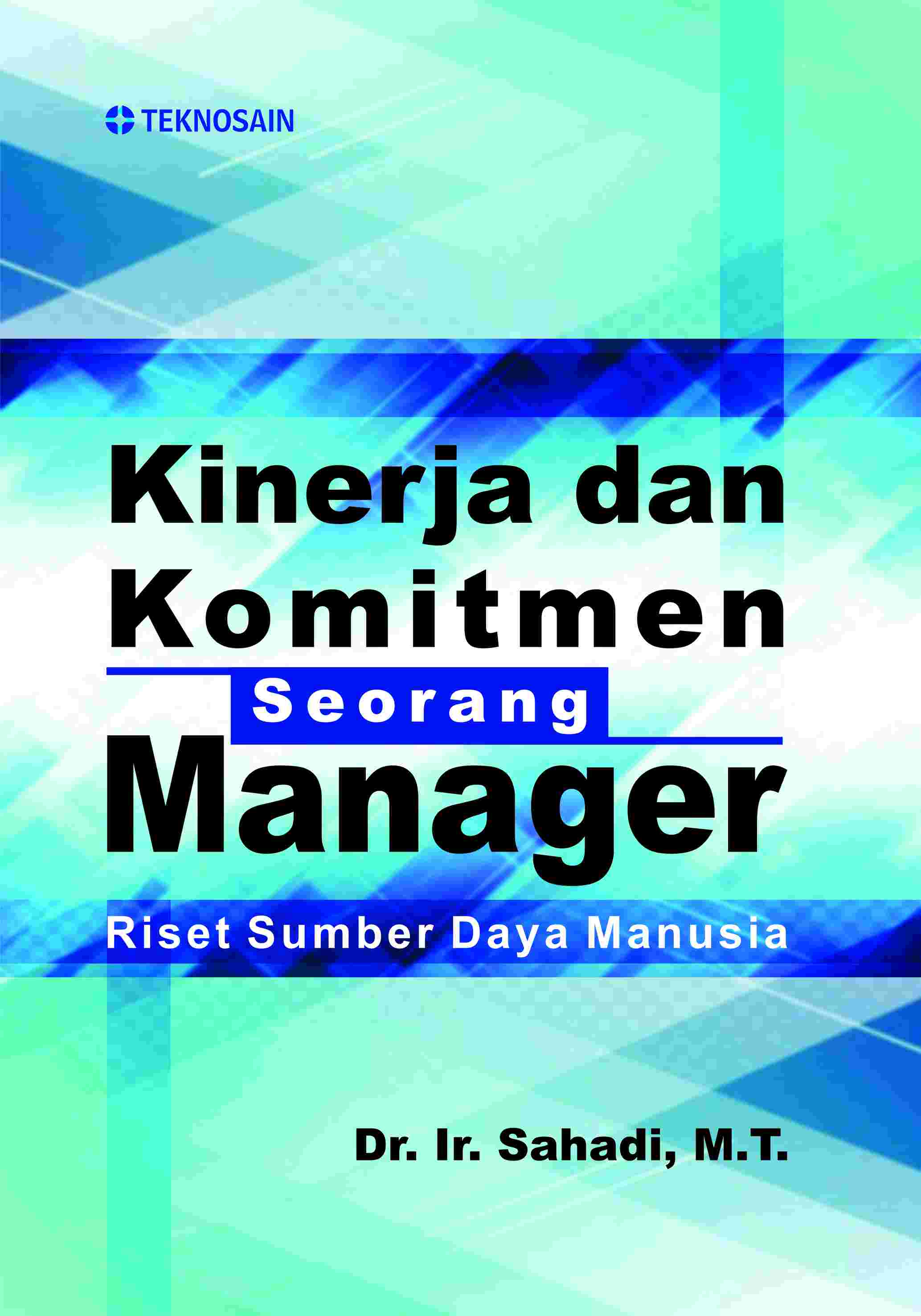 Sampul buku Kinerja dan Komitmen...